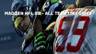 E3 MADDEN 25 ALL TEAM UNIFORMS [upl. by Letnuahs662]