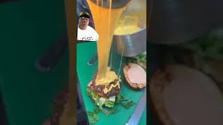 Mukbang Madness Can This Guy Conquer the Cheese Quake Burger mukbang food cheeseburger [upl. by Anuaf835]