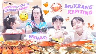 MUKBANG KEPITING FRESH DARI BESTI ONLINE MAKASIH YA [upl. by Sikko]