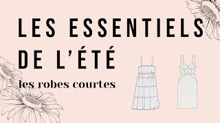 Coudre des robes courtes pour lété  une technique de fronces inratable couture summervibes [upl. by Aisatsana]