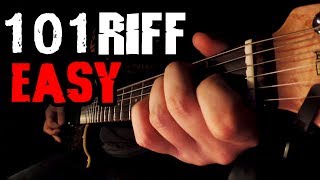 100 ROCK and METAL RIFFS Easy But Great [upl. by Airec]