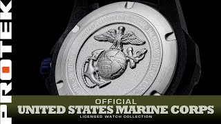 ProTek Official USMC Licensed Watch Series 1010 Dive Military Grade Carbon Fiber [upl. by Berty]