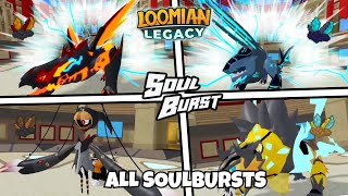 All SOULBURSTS In Loomian Legacy [upl. by Rahm572]