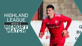 Memory Match with Lossiemouths Ross Archibald  Highland League Weekly [upl. by Lebana]