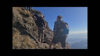 Summiting Cathedral Peak in the Northern Drakensberg mountains of South Africa [upl. by Onafets]