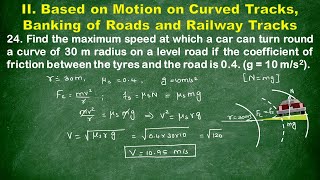 Based on Motion on Curved Tracks  Problem 24 11thphysics circularmotion ncertphysics iscphysics [upl. by Atnek]