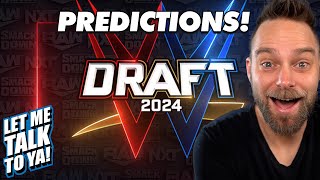 WWE DRAFT 2024 IS COMING ROUND 1 PREDICTIONS [upl. by Crispen89]