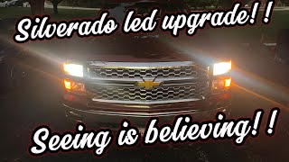 Chevy Silverado LED Headlights A Bright Idea or JUST a Gimmick silverado [upl. by Tertias]