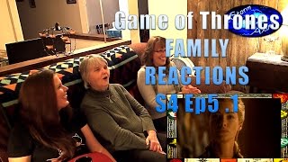 Game of Thrones FAMILY REACT S4 Ep5 1 [upl. by Littell]