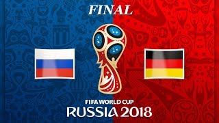 2018 FIFA WORLD CUP RUSSIA Россия vs Германияфинал PS4 [upl. by Aikenahs]