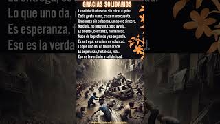 🤝 Gracias Solidarios 🤝 Reflexiones de Vida y Sentimiento frases reflexiones vida shorts viral [upl. by Cirdahc]