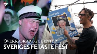 ÖVERRASKAR STUDENTER  SKAPAR SVERIGES FETASTE HEMMAFEST [upl. by Shieh369]