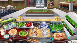 【Cooking Fever】🥬Salad Bar  Level 40 3 Stars⭐️⭐️⭐️ [upl. by Aniara525]