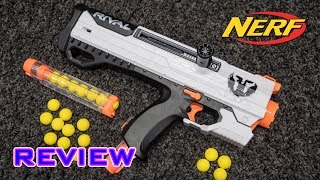 REVIEW Nerf Rival Helios XVIII700  APOLLO RESKIN [upl. by Kcirrez]