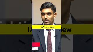 IAS interview ias youtubeshorts [upl. by Naivatco]