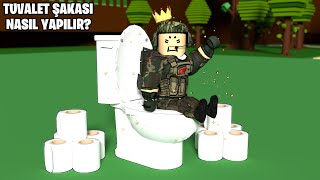 TUVALET ŞAKASI NASIL YAPILIR  Roblox Gemi Yapma Oyunu  Build A Boat [upl. by Ruyle846]