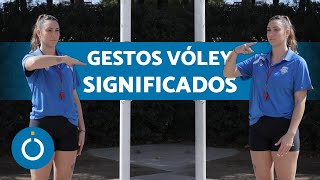 SEÑALES ARBITRALES de VOLEIBOL 🙌🏽 Señas del Árbitro en Vóley [upl. by Twedy]