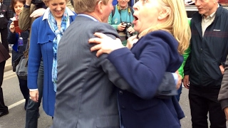 WATCH Enda Kenny thrills crowd with dance moves at Cruinniú na Cásca [upl. by Akineg511]