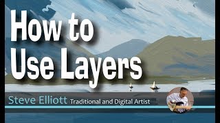 How to use Layers in Artrage 5 for absolute beginners [upl. by Olwen127]