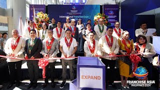 Franchise Asia Philippines 2024 Expo Opening Ceremonies Highlights  April 12  SMX Manila [upl. by Ynehpets]