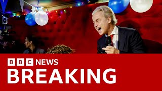 AntiIslam populist Geert Wilders wins Dutch election  BBC News [upl. by Berga]