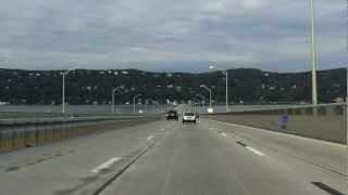 Tappan Zee Bridge northwestbound [upl. by Cowley]