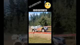 OMG ROCKET  😱😱😱 supercars supercarrally rallycar racing wrc rallycarracing rallyracing [upl. by Bael477]