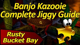 How to Collect all Jiggies in Rusty Bucket Bay  Banjo Kazooie Complete Jiggy Guide [upl. by Stimson306]