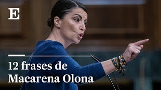 Las intervenciones más controvertidas de Macarena Olona  EL PAÍS [upl. by Allyson]