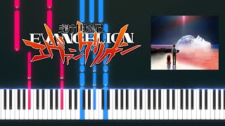 KOMM SUSSER TOD  The end of Evangelion PIANO TUTORIAL Sheet in the description [upl. by Devaney]