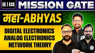 Digital Electronics Analog Electronics Network Theory  महा Abhyas  EE amp ECE [upl. by Callas]