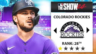 I Rebuild the Colorado Rockies in MLB The Show 24 [upl. by Piefer345]