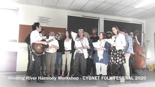 Winding River Harmony Workshop  Cygnet Folk Festival 2020 [upl. by Doley812]