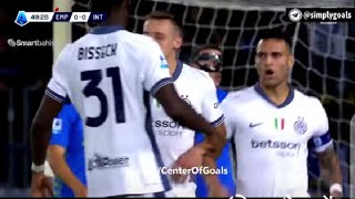 Empoli Vs Inter Milan 03 All goals Results amp Extended Highlights [upl. by Oralie426]