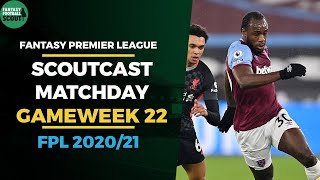 FPL Gameweek 22 Watchalong  Fantasy Premier League Tips 2021 [upl. by Clary]