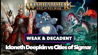 Cities of Sigmar vs Idoneth Deepkin  Age of Sigmar Battle Report [upl. by Aryn]