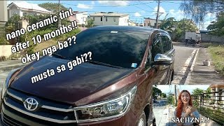 Nano ceramic tint after 10 months okay nga ba musta sa gabi [upl. by Ennasirk642]