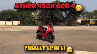 2024 ATHER 450x HR Gen 4  Finally le liya  PURA LAL HAI [upl. by Fara]