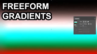 Freeform Gradient And Linear Designs In Illustrator  How To  Graphicxtras [upl. by Kaila]