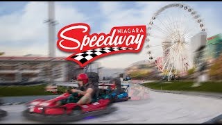 The Niagara Speedway GoKarting on Clifton Hill Niagara Falls Canada [upl. by Bobine]