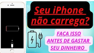 iPhone não carrega iPhone parou de carregar [upl. by Aisenat]