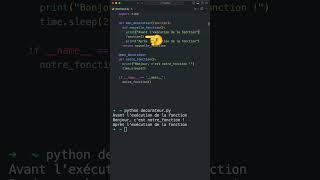 Les Décorateurs en Python 🤯 [upl. by Alleyn857]