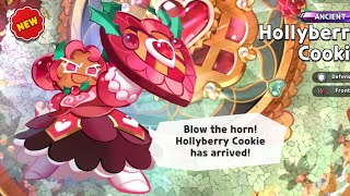 Cookie run kingdom hollyberry cookie gacha animation [upl. by Eiffe416]