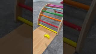 4 In 1 Pikler Triangle Gym Montessori Foldable Climber with Ramp Review [upl. by Delano]