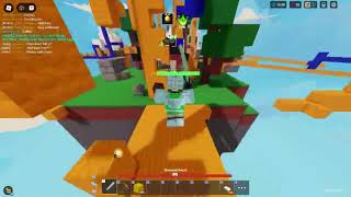 Best 30v30 strat in Roblox Bedwars [upl. by Adlesirk]