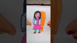 DrMoumita Debnath Real Story drawing art story NishreyWorld [upl. by Lyrahs]