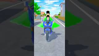 Taiga bike road accidents trendingshortsakuraschoolstimulator viralreels viralshortsytshorts [upl. by Latoya997]