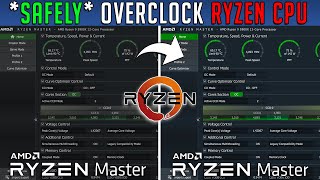 SAFELY OVERCLOCK your RYZEN CPU for GAMING in 2024 [upl. by Ativak957]