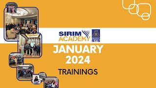 SIRIM STS January 2024 Trainings [upl. by Jahdai856]