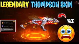 New Legendary Thompson Skin Booyah Ring 🤑  Cyber Claws Powerful Thompson Skin 😨 shorts short [upl. by Salita]